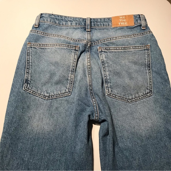 Free People We The Free Pacifica High Rise Slim Straight Leg Jeans Size 27 - Picture 12 of 14